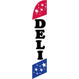 Deli Windless Swooper Full Sleeve Feather Blade Banner Flag Only Sign