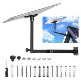 Adjustable Starlink Gen 3 Mount, Starlink Pole Mount, Extension-Type Heavy Duty Starlink Long Wall Mount with 0-30° Adjustable Starlink Gen 3 Pipe Adapter for Starlink Internet Kit Satellite