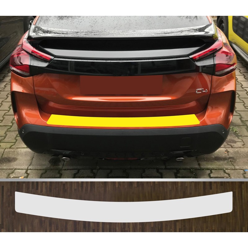 Paint Protection Film Compatible with Citroen C4 from 2021 Transparent