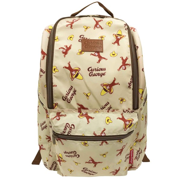 I Planning Curious George Mother Backpack Thermal Insulated with Back Pocket