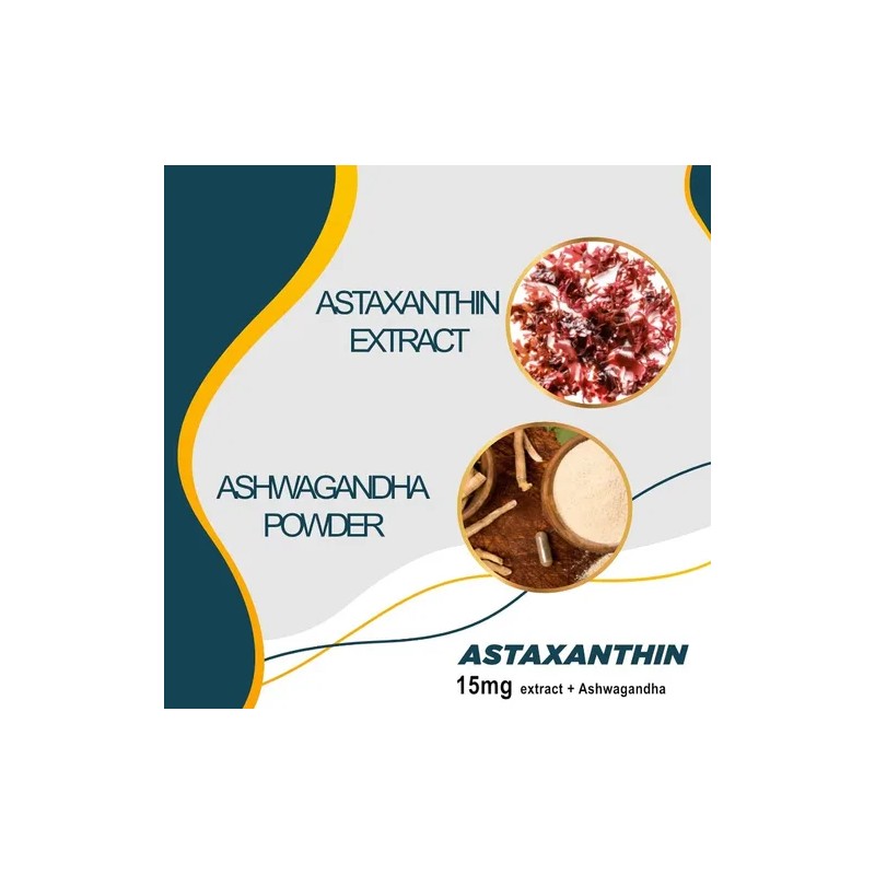 Astaxantina Withania Somnifera Piel Radiante Cero Estrés 60