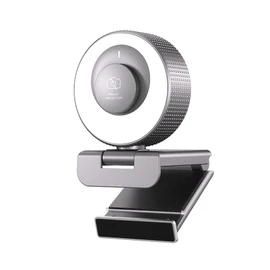 DMM.make Webcam with Ring Light DKS-CAM3G 1080pFHD/60fps/3 Light Color/Brightness Stepless Adjustment/Autofocus/Built-in Microphone/USB Connection