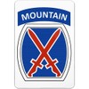 Vintage Ski World 10th Mountain Division Logo Magnet