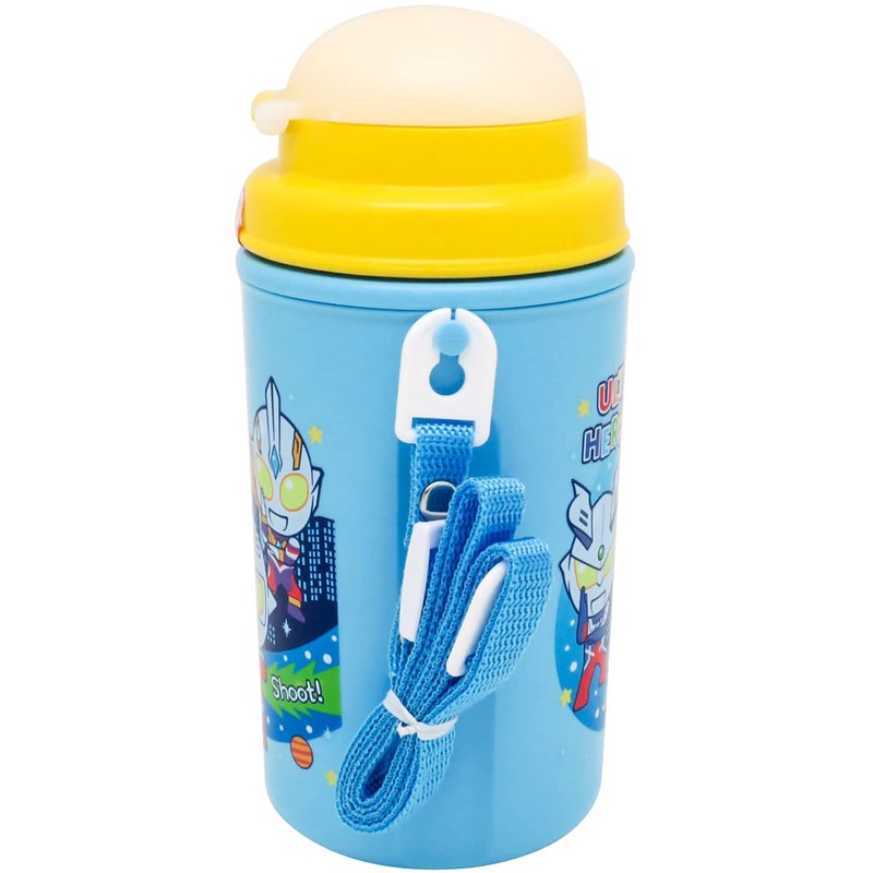 OSK SC-450S Ultra Heroes Water Bottle with Straw, 15.9 fl