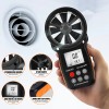 BTMETER Anemometer Digital Wind Speed Meter Temp Gauge 5860ft/min Data