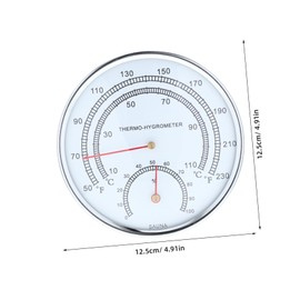Operitacx Steam Thermohygrometer Sauna Accessories Large Screen Indoor Outdoor Thermometer