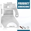 MSIZOY Tailgate Anti-Theft Lock,Truck Bed Tailgate Anti Theft Locks Protector