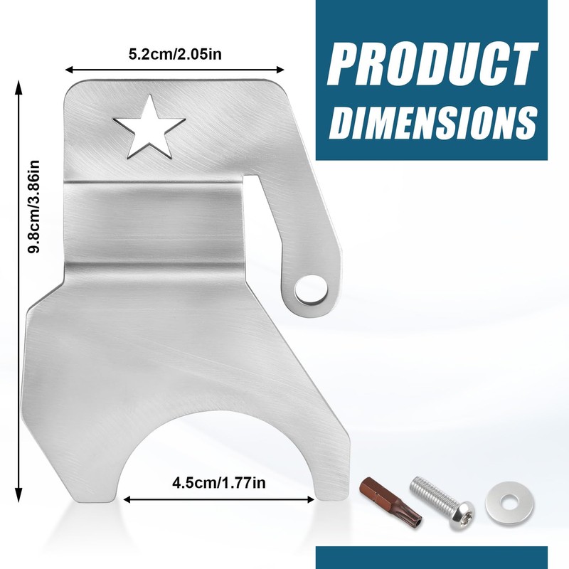 MSIZOY Tailgate Anti-Theft Lock,Truck Bed Tailgate Anti Theft Locks Protector