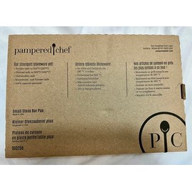 Pampered Chef New & Improved Small Stone Bar Pan #100256