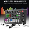 Podcast Microphone Bundle, Condenser Mic with Live Sound Card Kit,