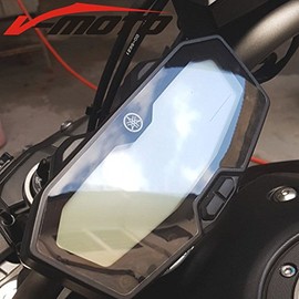Lorababer Motorcycle FZ-07 MT-07 Cluster Anti Scratch Dashboard Speedo Cover Film Screen Protector Cover Crystal Clear Premium TPU File for Ya-maha FZ MT 07 MT07 FZ07 2013 2014 2015 2016 2017 2018 2019 14-17