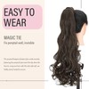 Dcbaboo Ponytail Extension, Ponytail Hairpiece, Braid Extensions, Wavy Long, 60