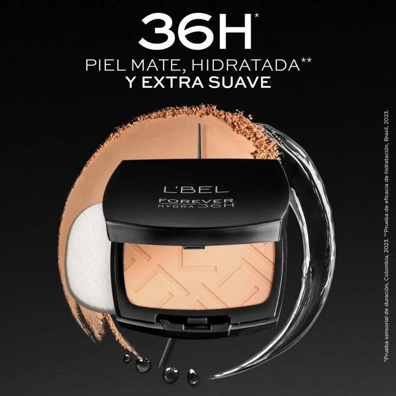 Lbel Polvos Faciales Hidratantes Forever Hydra 36h