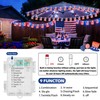 RECESKY 4th of July Decoration Lights - Patriotic Battery String
