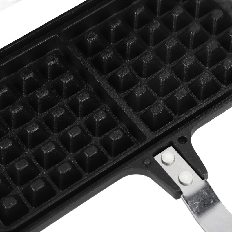 Stovetop Waffle Maker Pan Anti Stick Aluminum Even Heating Double