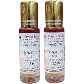 E de B Smell like Coach Floral Pour Femme Roll On Oil 12ml (Pack of 2)