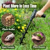 DEEGETEL Auger Drill Bit for Planting 4 Pack, Garden Ground