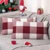 ORANIFUL Buffalo Check Cushion Covers 30 x 50 Set of
