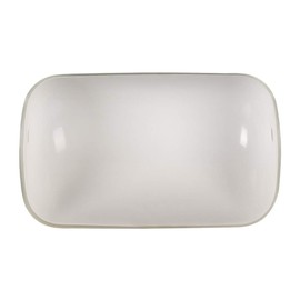 FIRVRE White Banker Glass Lampshade,Desk Lamp Replacement Cover("8.85 IN " L "5.11 IN" W "2.95 IN" H)