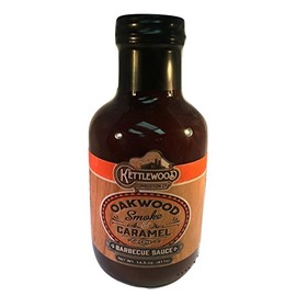 Original Juan Specialty Foods Kettlewood Combustion Oakwood Smoke & Caramel Barbecue Sauce, 14.5 Ounce