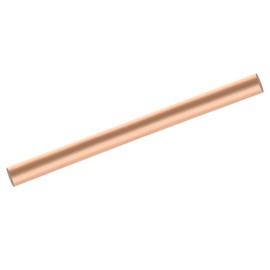 sourcing map 1 Pack Pure Copper Round Rod 10mm/0.39 Inch Diameter 100mm/4 Inch Length Solid Copper Rod Lathe Bar Stock for DIY Metal Craft Metal Working Hobbies