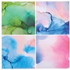 Baker Ross FN270 Rainbow Inks Marble Printed Paper Pack -