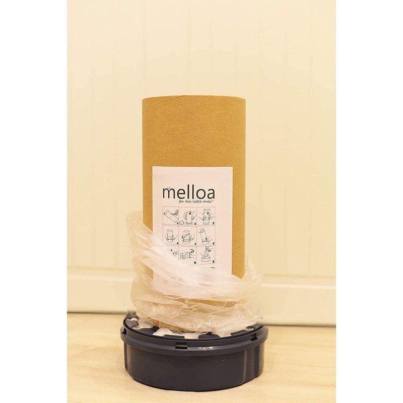 MELLOA Refill Film for Nappy Bin Compatible with Tommee Tippee