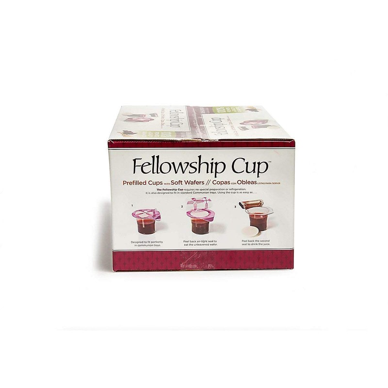 Broadman Church Supplies Pre-filled Communion Fellowship Cup, Juice and Wafer