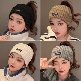 Influencer Style Everyday Headband for Women, Men's Sports Turban & Sweat-Absorbing Headband (Autumn/Winter) Running Orange 4ea