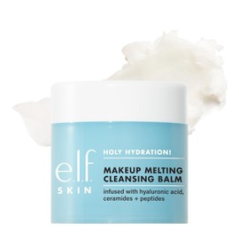 E.l.f. - ¡Sagrada hidratación! Bálsamo limpiador que derrite el maquillaje, limpiador facial y desmaquillante, con ácido hialurónico para hidratar la piel, 2 onzas