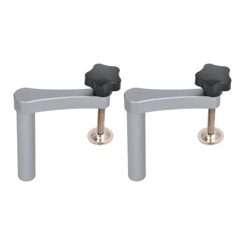 2PCS 20mm Bench Dog Clamps Adjustable Benchtop Quick Clamp Aluminum
