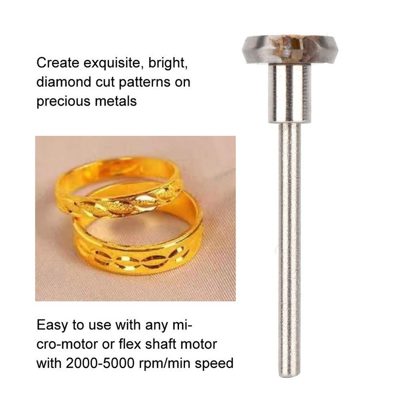 Diamond Flywheel, Mini DIY Micro Engraving Shank Making Accessory for