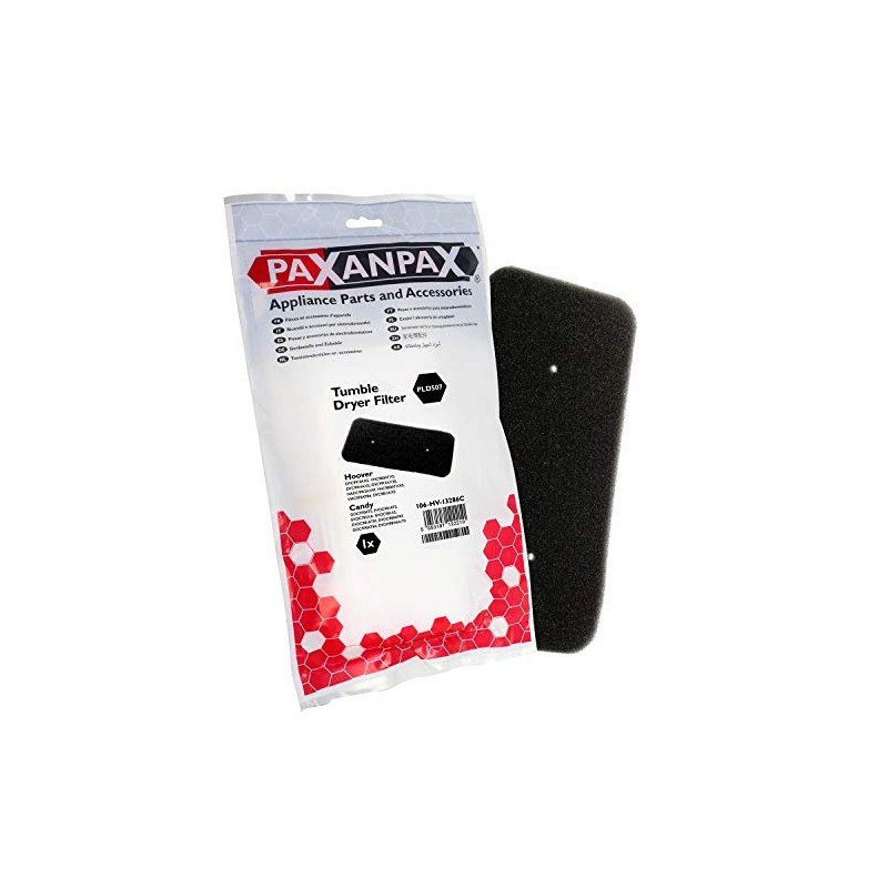 Paxanpax PLD507 Compatible Tumble Dryer Filter Hoover Candy EVO, VHC,
