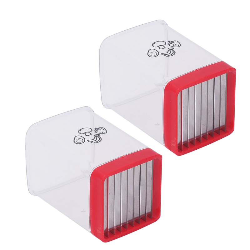 Fruit and Vegetable Speed Cutter with Push Plate Stainless Steel