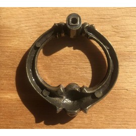 Ajax NOS Vintage 60s Ajax 844 Villa D Este Ring Pulls Antique Brass Finish 2-1/2”