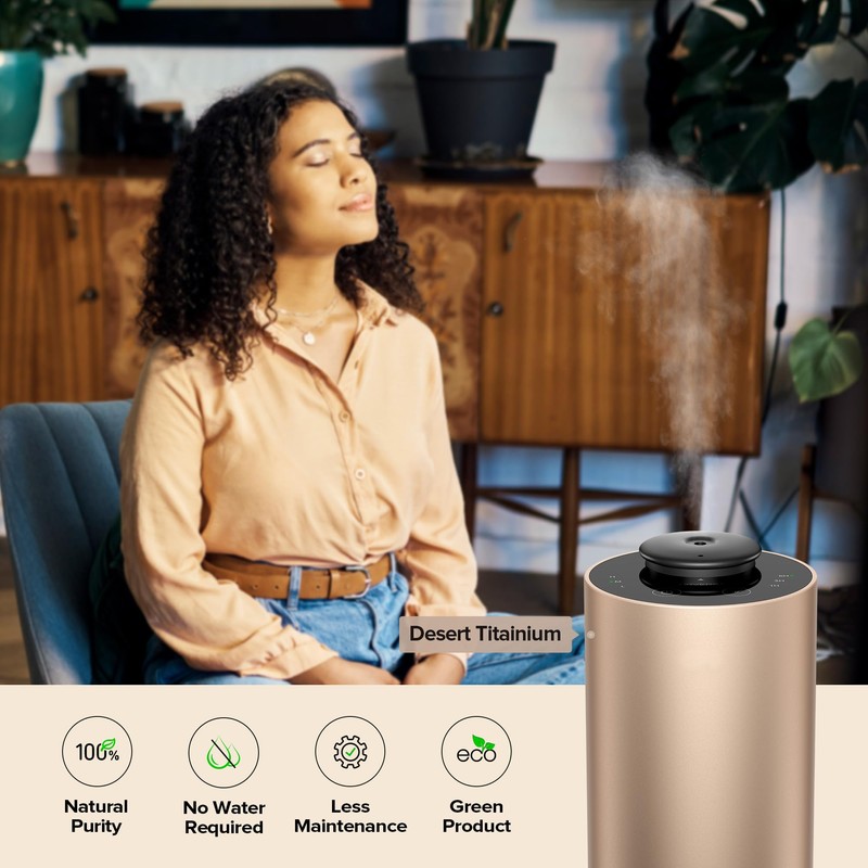 Airversa Waterless Essential Oil Diffuser for Home Aromatherapy Scent Diffusers