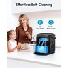 EUHOMY Countertop Ice Maker Machine with Handle, 26.2lbs Per Day,