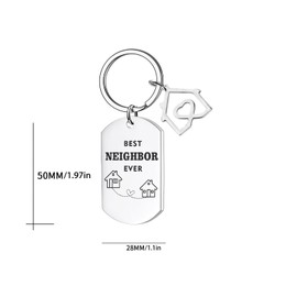 LUOKIFUR Gifts for New Home 2024 New Home Keychains, Housewarming Gifts, Real Estate Gifts, Moving Keychain, Housewarming Gifts for New Homeowners, Style 1