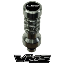 VMS Racing GUNMETAL Engine Oil DIPSTICK HANDLE in Billet Aluminum for LS3 6.2L V8 GM Engines Gun Metal