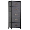 SUPER DEAL Fabric Dresser for Bedroom 46 inch Tall Dresser