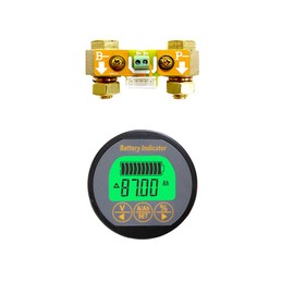 AiLi Voltmeter Ammeter Voltage Current Meter Voltmeter Ammeter 100V 350A Caravan RV Motorhome 999 AH