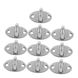UKCOCO 10pcs Heavy Duty Stainless Steel Ceiling Hooks Mounting Hooks for Versatile Hanging Any Room Weather Resistant Design for Reliable Support