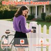 Eseesmart Fingerprint Locker Lock with Code, Combination Padlock Smart Fingerprint