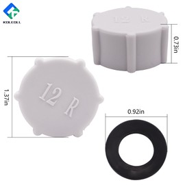 11456 11385 Sand Filter Drain Plug Replacement Valve Cap 11456 with O-Ring Fits for Above Ground Pool 26331EH, 26323EH, 26323CA, 26331CA Intex Sand Filter Pump Pool Valve Parts