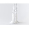WeGraduate Graduation Honor Cord 68'' with Soft Touch Tassel (White)