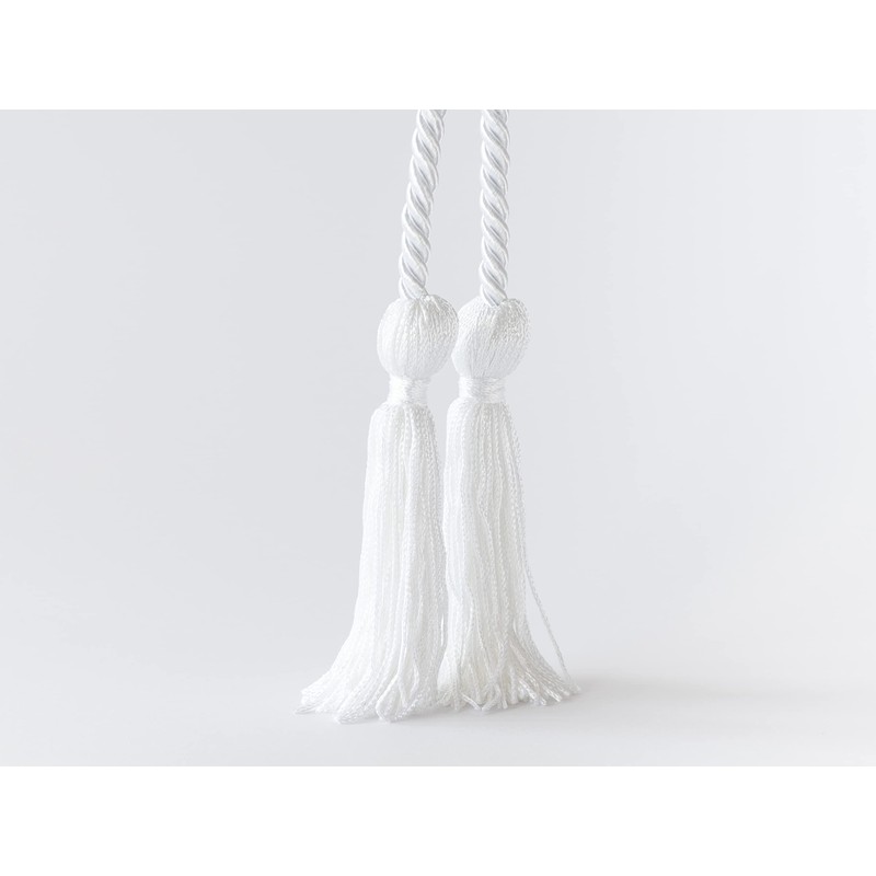 WeGraduate Graduation Honor Cord 68'' with Soft Touch Tassel (White)