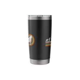 Retro Lacrosse Evolution - Lacrosse Stick Sports Lovers Stainless Steel Insulated Tumbler