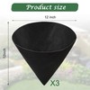 3PCS 12 Inch Cone Shaped Planter Basket Liners Fabric Hanging