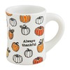 Mud Pie Thanksgiving Pattern Mug, Always, 14 oz