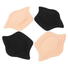 BESPORTBLE 4pairs Sneaker Heel Stickers Thickened Comfortable Heel Pads Non- Protective Mats for Easy Wear Skin Tone for All Footwear